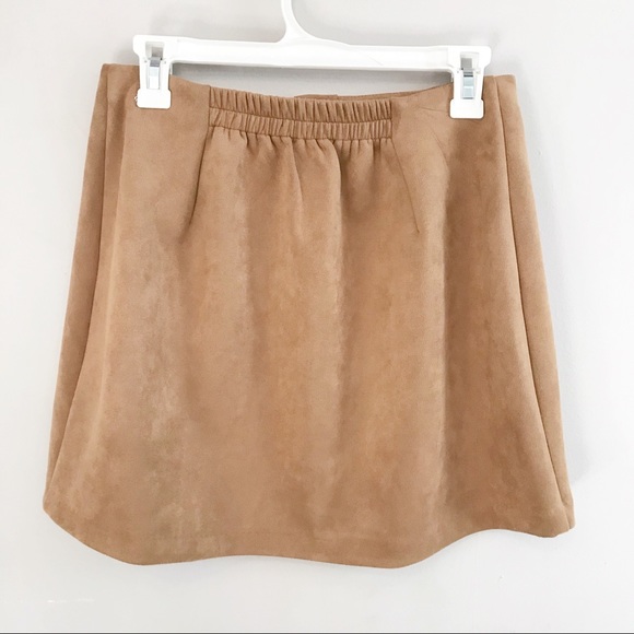 Wild fable faux suede buttondown skirt - Picture 2 of 6